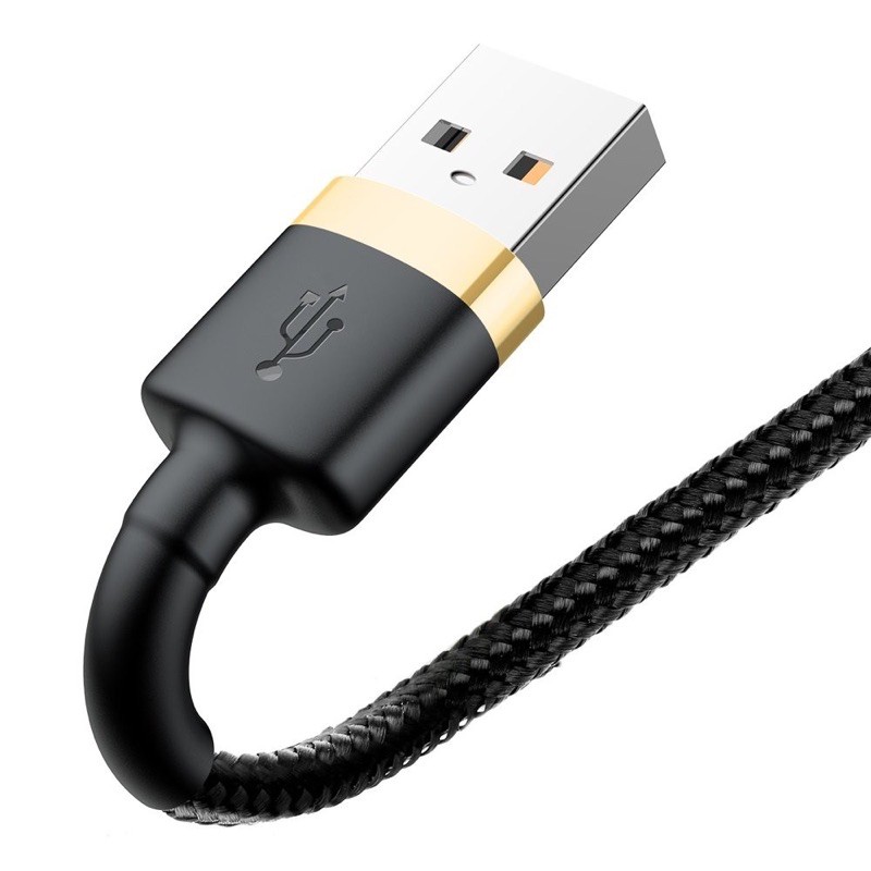 Cáp sạc nhanh iphone dây sạc nhanh iphone bọc dù cafule baseus 1m-2m chân lighning dùng được cho ipad chống đứng gẫy