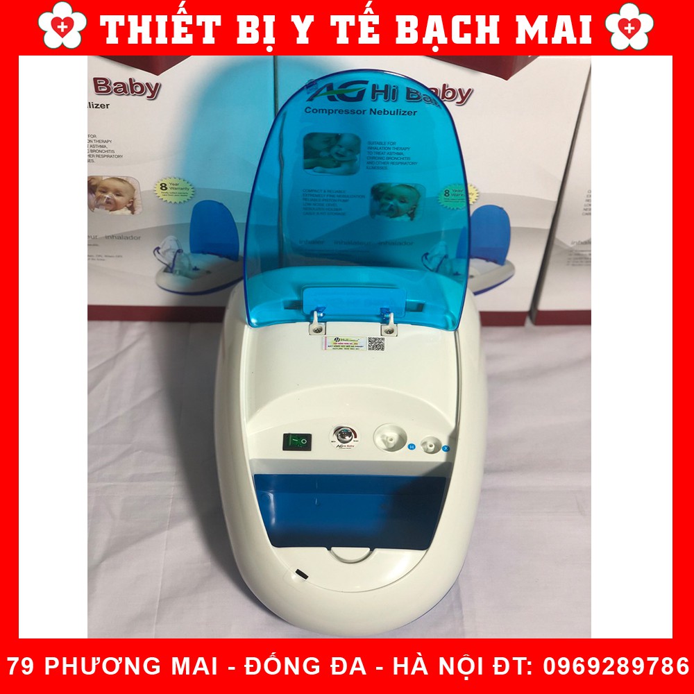 MÁY XÔNG VÀ HÚT MŨI HỌNG 2 TRONG 1 HI BABY AG-LIFE ẤN ĐỘ