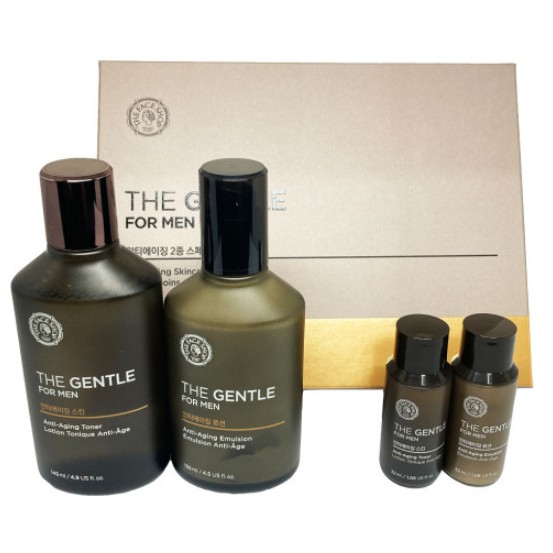 Bộ Dưỡng dành cho nam The Gentle For Men Anti Aging Skincare Gift Set 4 sản phẩm