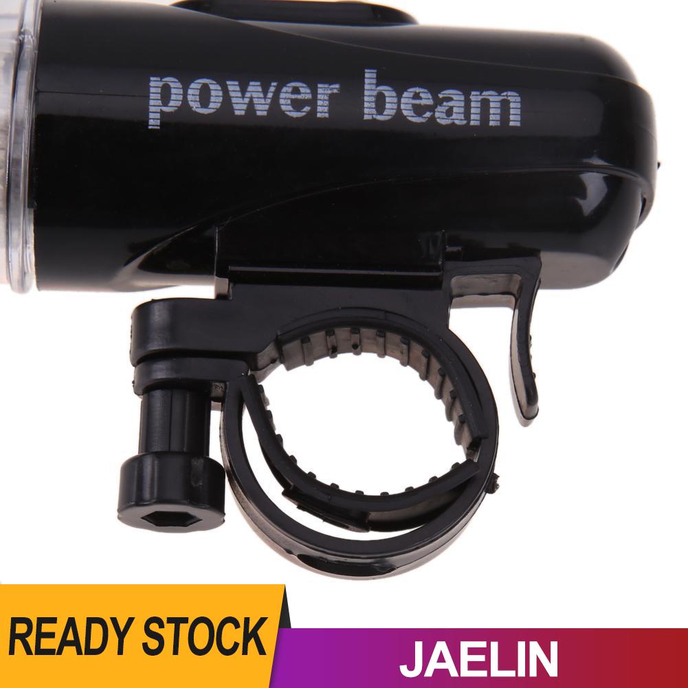 Đèn pin 5 bóng led 2 chế độ chống nước gắn phía trước xe đạp