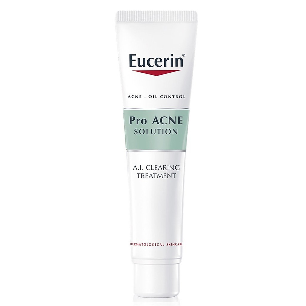 Tinh Chất Eucerin Giảm Mụn Eucerin Pro Acne A.I Clearing Treatment 40ml Nhờn Serum Proacne Solution AI Kem