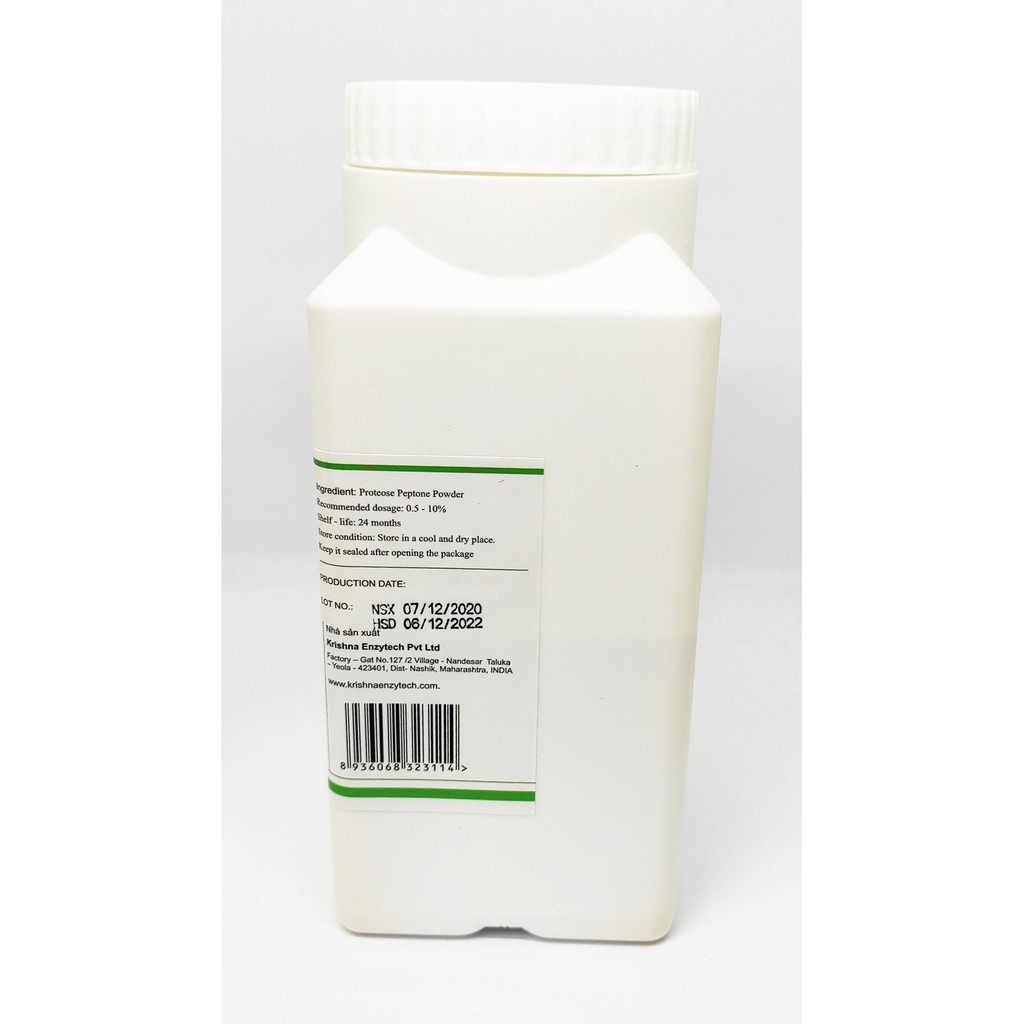 Peptone thịt/ Cao thịt (Ấn Độ) - Proteose peptone - chai 450g - Môi trường nuôi cấy vi sinh/ lên men