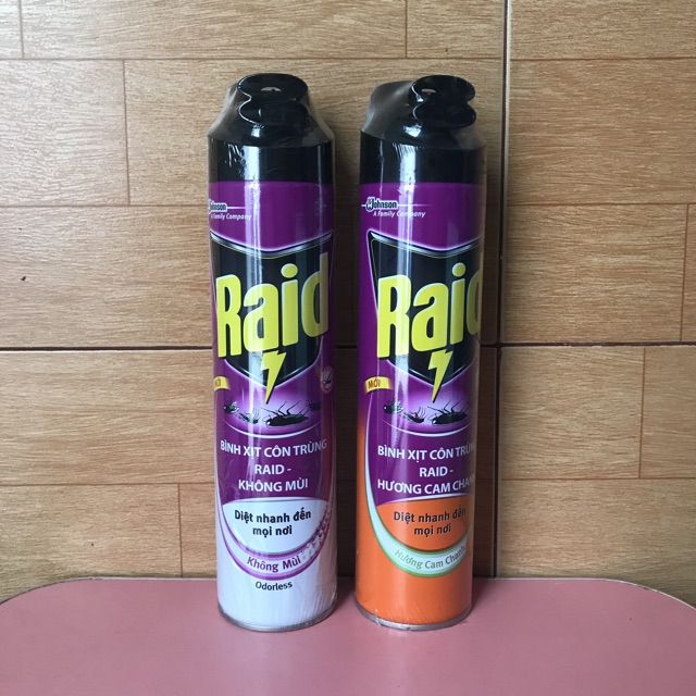 Bình xịt côn trùng RAID 600ml