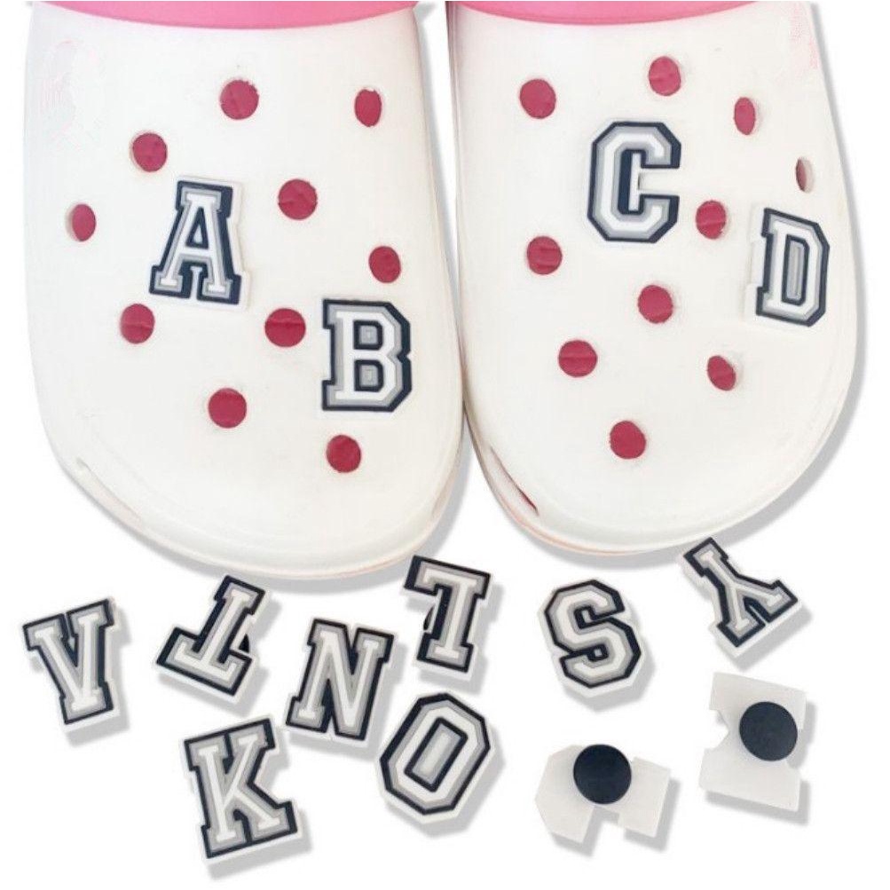 Phụ Kiện Trang Trí Giày Bằng PVC Hình Số Làm Đẹp Charms