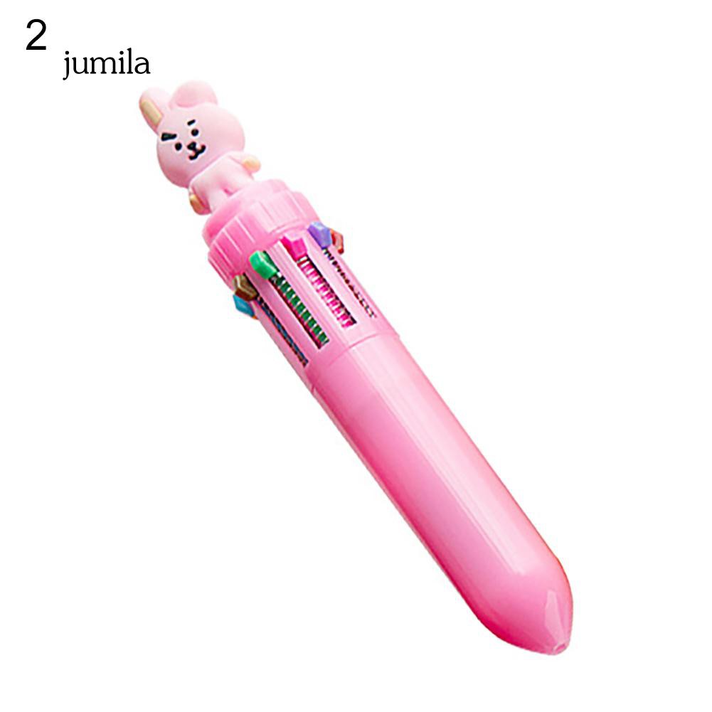 Bút bi 10 ngòi có chi tiết quả bóng dễ thương