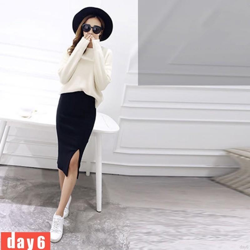 FREESHIP ĐƠN 99K_ Chân Váy Chất Liệu Co Giãn Thiết Kế Ôm Sát Tôn Dáng