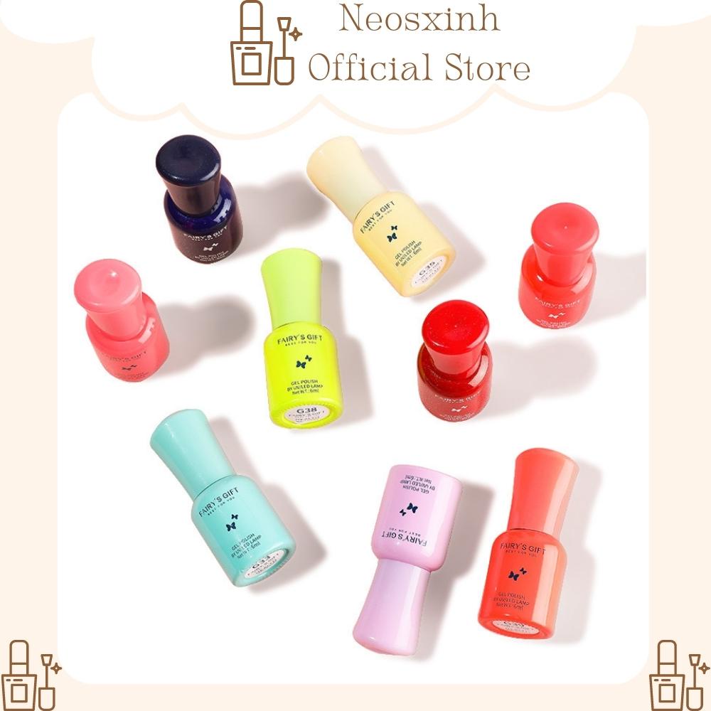 Sơn Gel Get Fairy Màu Nhũ Nude Nâu Tây FAIRY'S GIFT 6ml - Neosxinh Nails