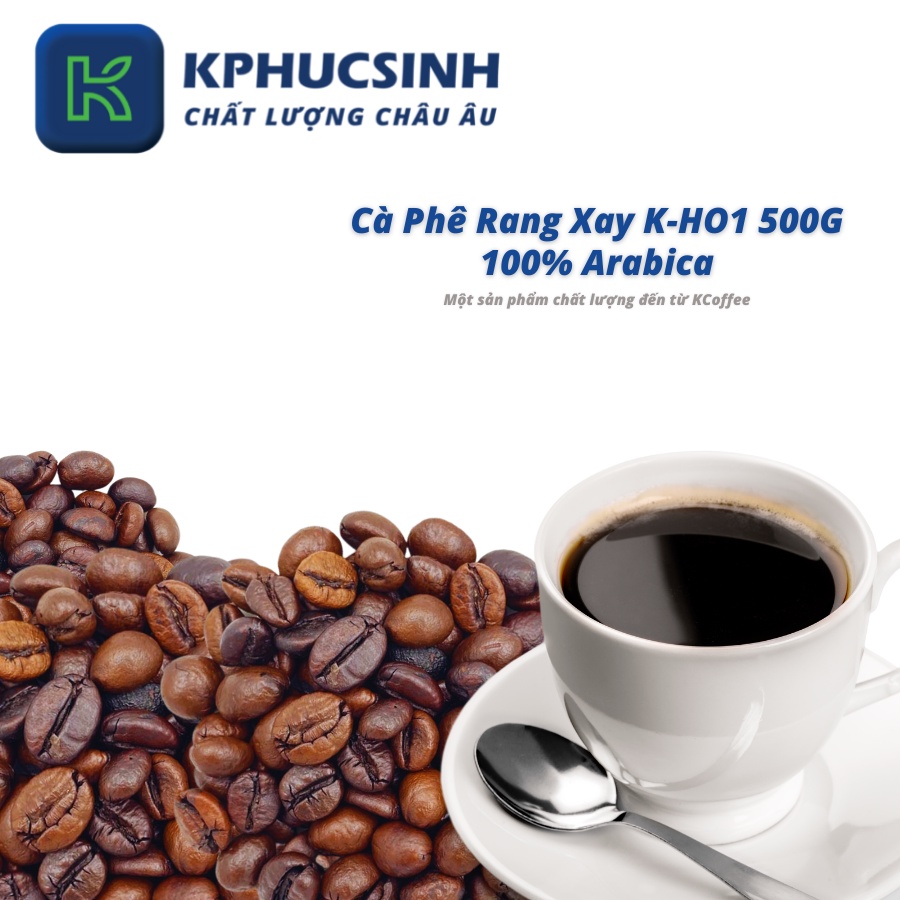 Cà phê rang xay xuất khẩu K-HO1 500g/gói KPHUCSINH - Hàng Chính Hãng