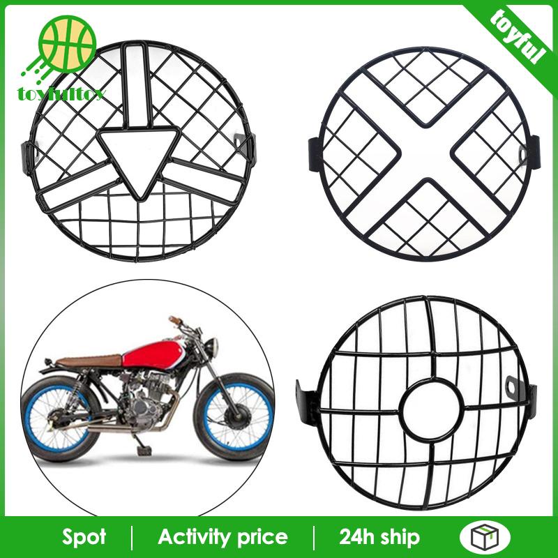 Lưới Bảo Vệ Đèn Pha Xe Mô Tô Cafe Racer 6.5 inch