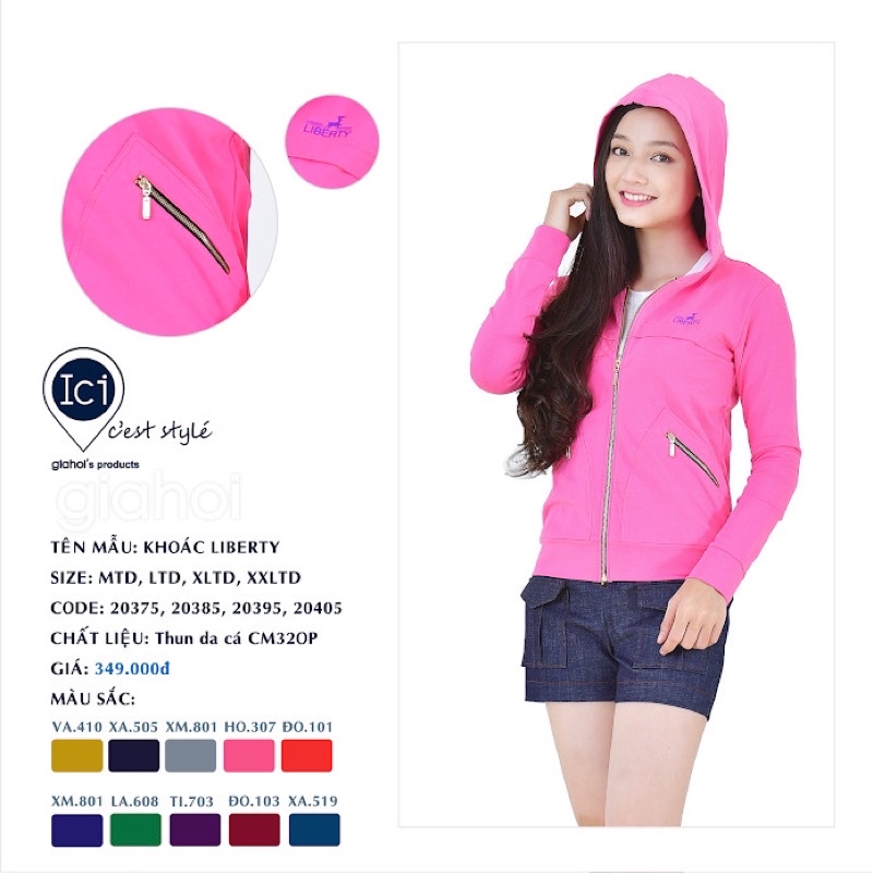 Áo khoác nữ Gia Hồi nhiều size
