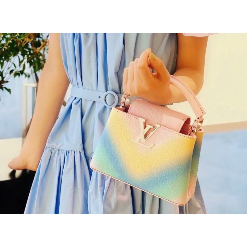 Túi W266-27 LV CPC màu loang xanh hồng vàng bản mới nhất nè♥️