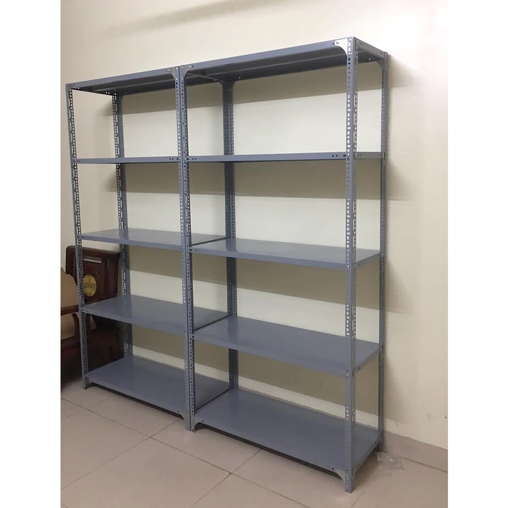 Kệ Sắt V Lỗ Đa Năng 4, 5 Tầng Dài 0,6mx Rộng 0,3m x Cao 1,5 - 2m Lắp Ghép Để Hàng