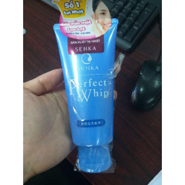 Sữa rửa mặt tạo bọt chiết xuất tơ tằm trắng Senka Perfect Whip 120g - Ads.cosmetic | BigBuy360 - bigbuy360.vn