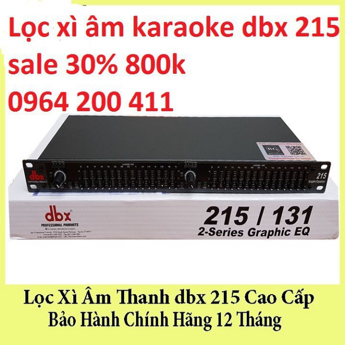 Lọc xì âm karaoke dbx 215