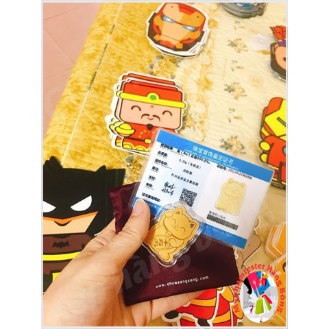 Miếng dán MÈO THẦN TÀI may mắn