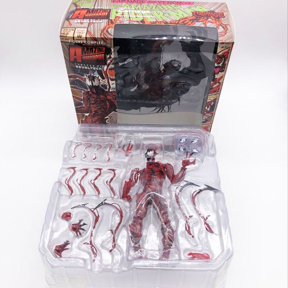 Mô hình đồ chơi nhân vật Venom trong phim Revoltech có khớp cử động bằng PVC mẫu mã số 008