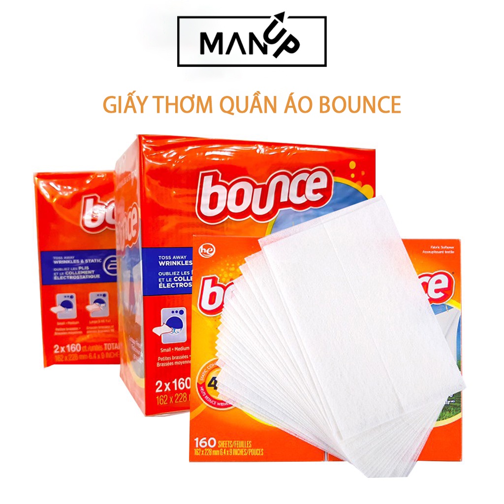 Giấy Thơm Quần Áo Bounce Lẻ 1 Tờ - 4 Tờ