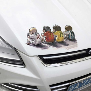 Tem Decal Đội Bóng Trang Trí Ô Tô