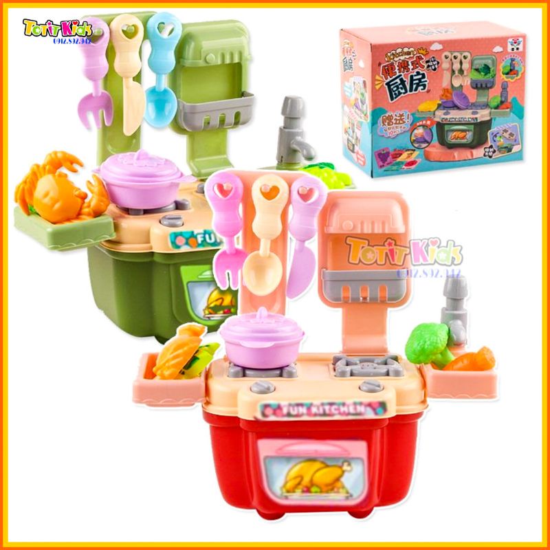 BỘ ĐỒ CHƠI NẤU ĂN, ĐỒ CHƠI NHÀ BẾP CHO BÉ, NHỰA NGUYÊN SINH, AN TOÀN