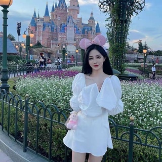 ĐẦM CỔ U TAY PHỒNG