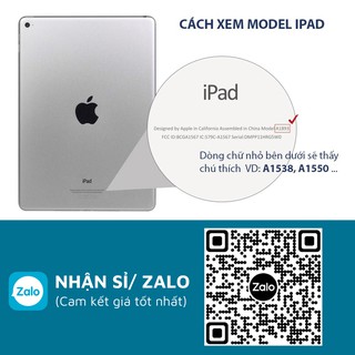 Bao Da iPad, Ốp iPad Dập Nổi Logo Đầu Hươu (P1)