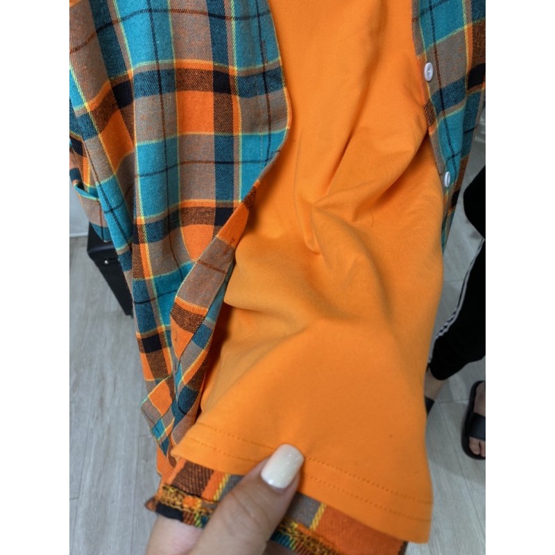 PASS SET ÁO PULL + SƠ MI CARO