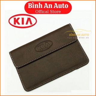 KIA - Ví da ô tô, Ví da đựng giấy tờ xe ô tô, Ví da đựng giấy tờ đăng kiểm ô tô - Bình An Auto