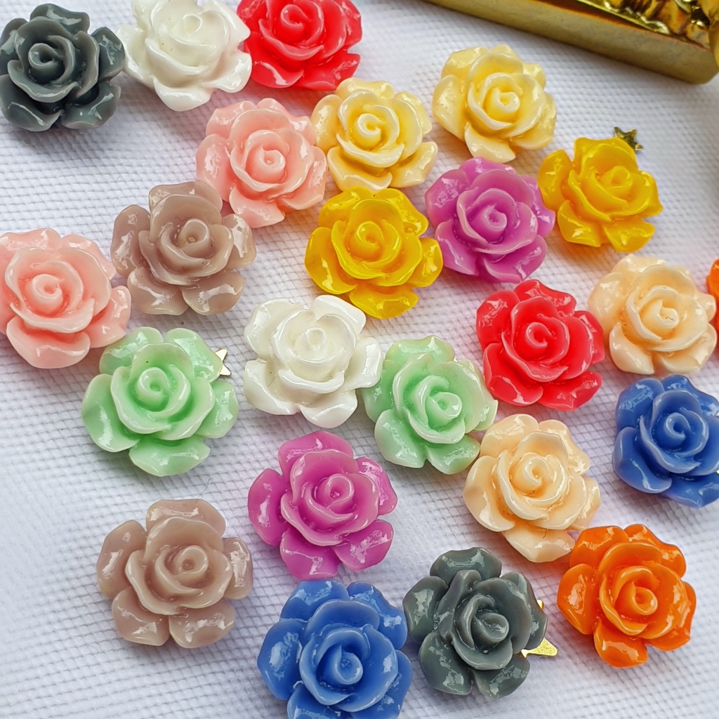[Ảnh thật] Hoa Hồng 5D | Màu Neon | Trang Trí Móng Tay HZ06