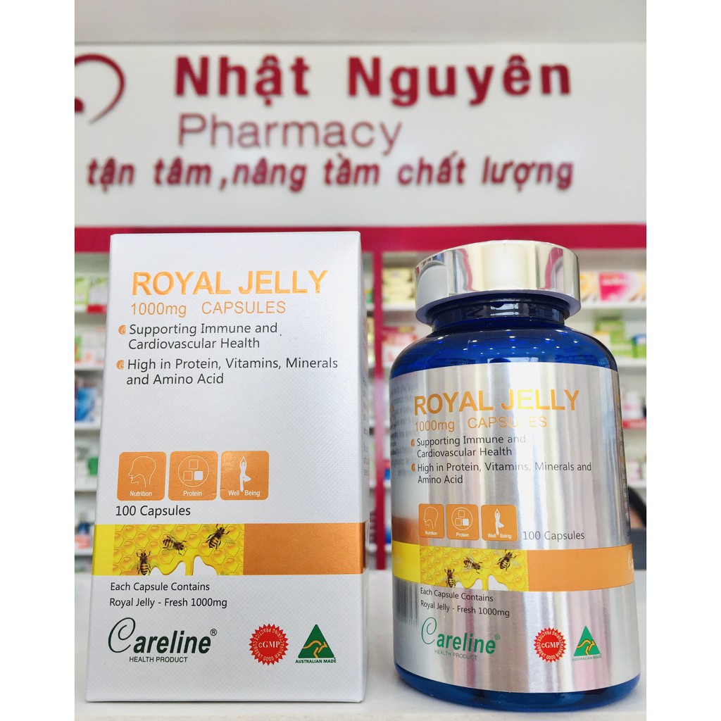ROYAL JELLY 1000mg CARELINE - Sữa ong chúa tươi