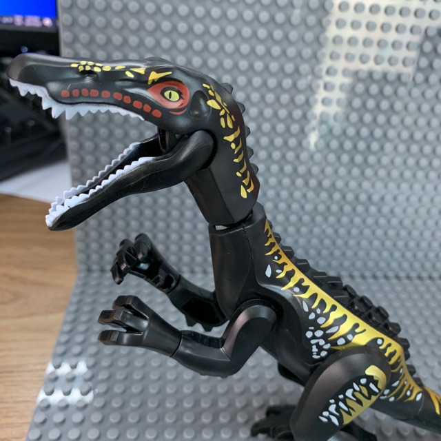 Đồ chơi Mô hình siêu khủng long Baryonyx màu đen