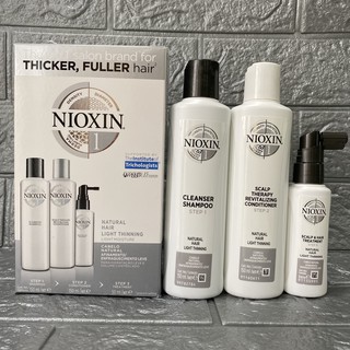 Bộ dầu gội Nioxin Triakit chống rụng tóc System 1 { New 2024 }