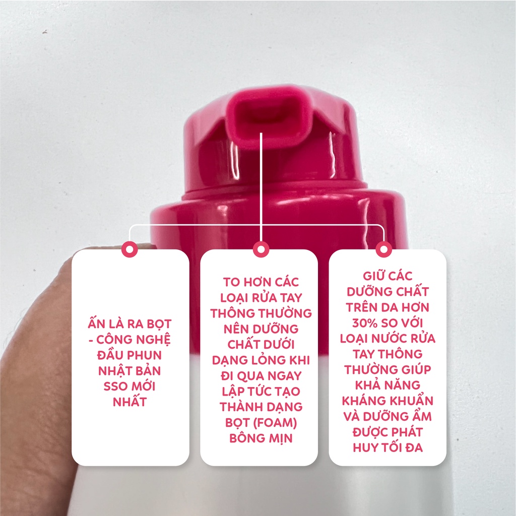 Chai bọt tắm gội và túi bố sung thiên nhiên siêu kháng khuẩn dưỡng ẩm Mamamy Blueberry/Fancy/Floral/Rashberry 200ml