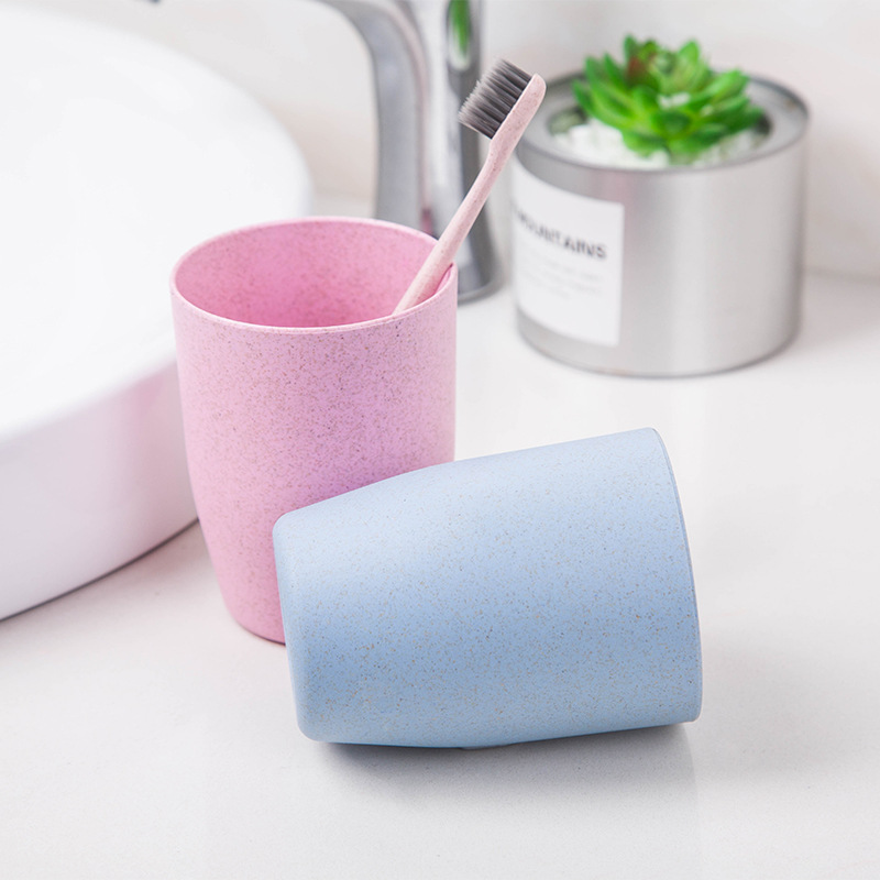 Cốc đánh răng bằng chất liệu lúa mạch thân thiện môi trường