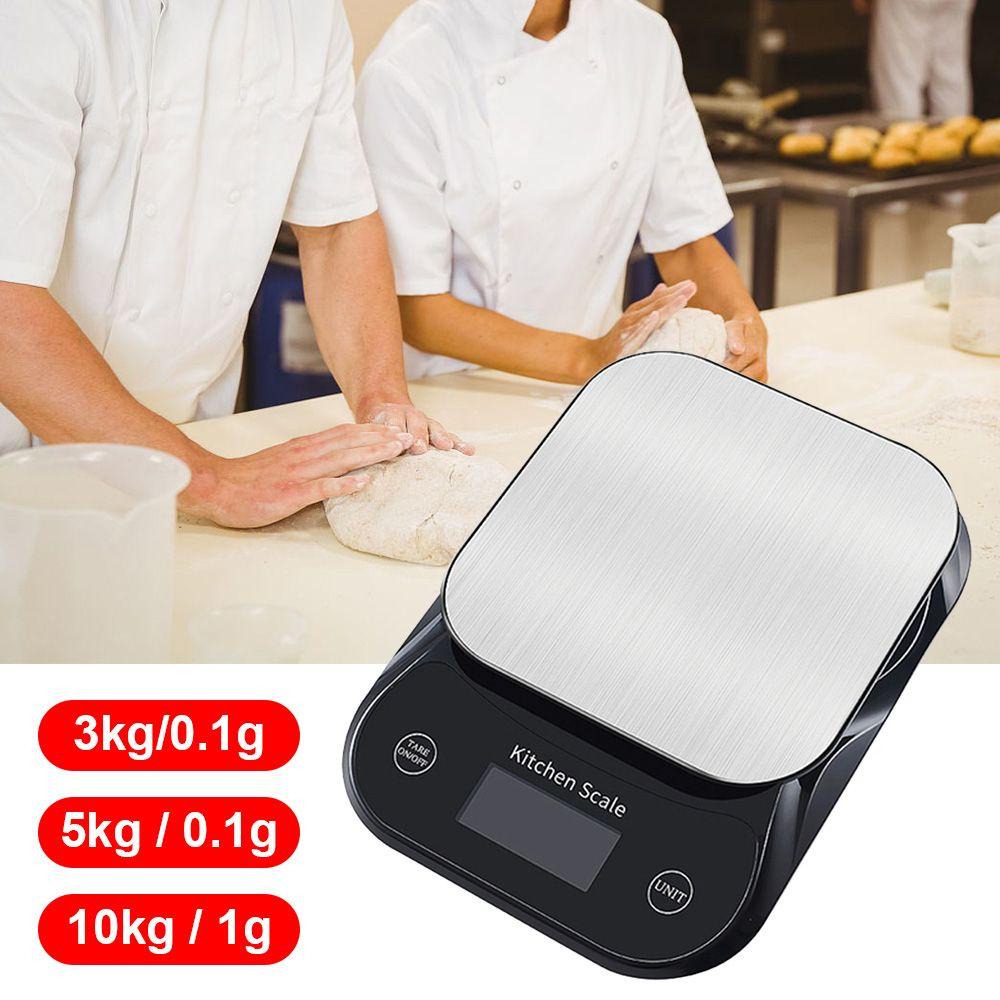 Cân Điện Tử Bằng Thép Không Gỉ Tiện Dụng Cho Nhà Bếp