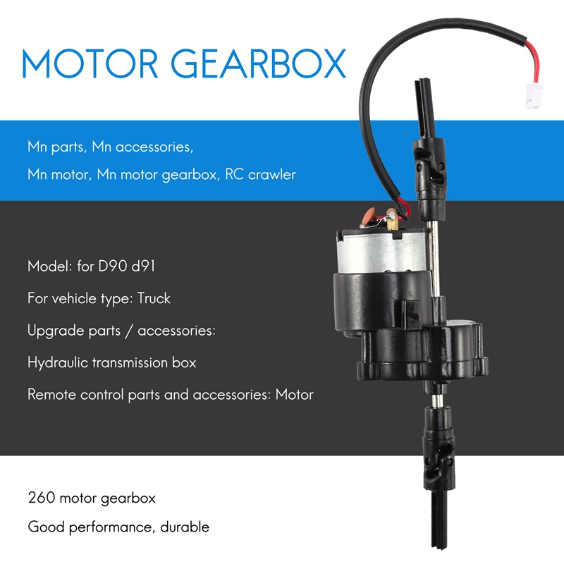 Hộp Số Nâng Cấp 260 Động Cơ mn d90 d91 d96 rc Chuyên Dụng Cho Xe Hơi Điều Khiển Từ Xa 260