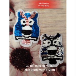 Hình dán trang trú kim sa vuốt đổi màu