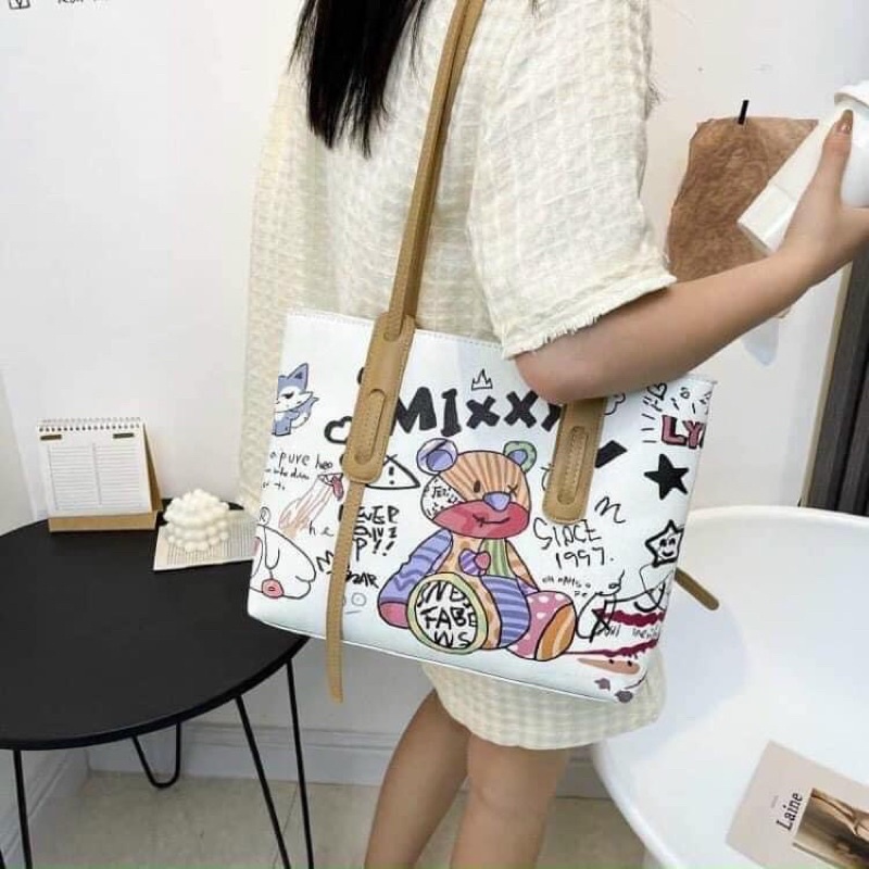 Túi Công Sở Gấu size 35