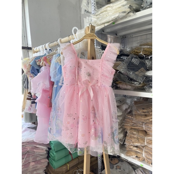 VAY42 - Váy cho bé, Váy elsa công chúa cho bé gái từ 8-18kg