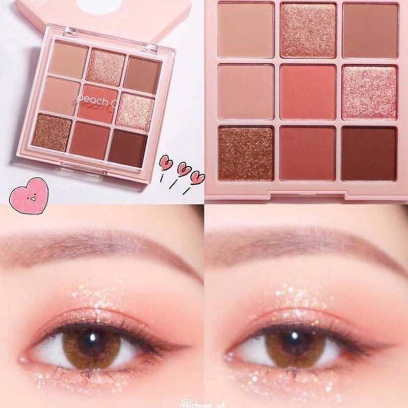 Bảng Phấn Mắt 9 Màu Peach C Soft Mood Eyeshadow Palette