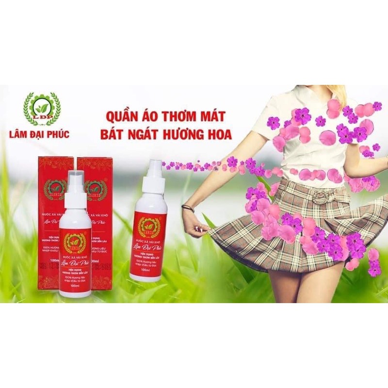 Nước Xịt Xả Vải Khô - Lâm Đại Phúc ( Hương Nước Hoa , Comfo )