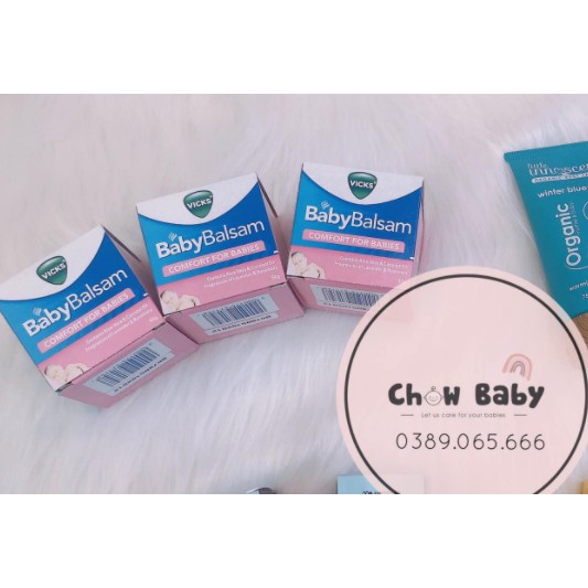 Dầu bôi ấm ngực giảm ho Vicks BabyBalsam 50g