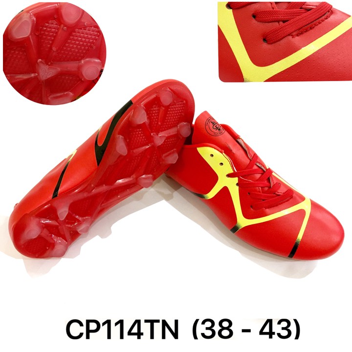 Giày Đá Bóng CP114TN Đỏ Dòng Cao Cấp