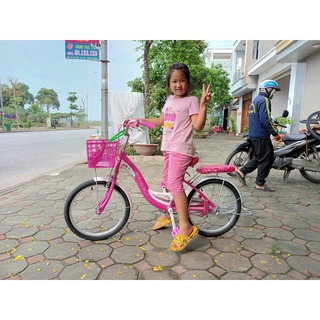  Xe Đạp Trẻ Em VHBkie Hello Kitty size 20 inch cho bé Từ 6 -9 tuổi