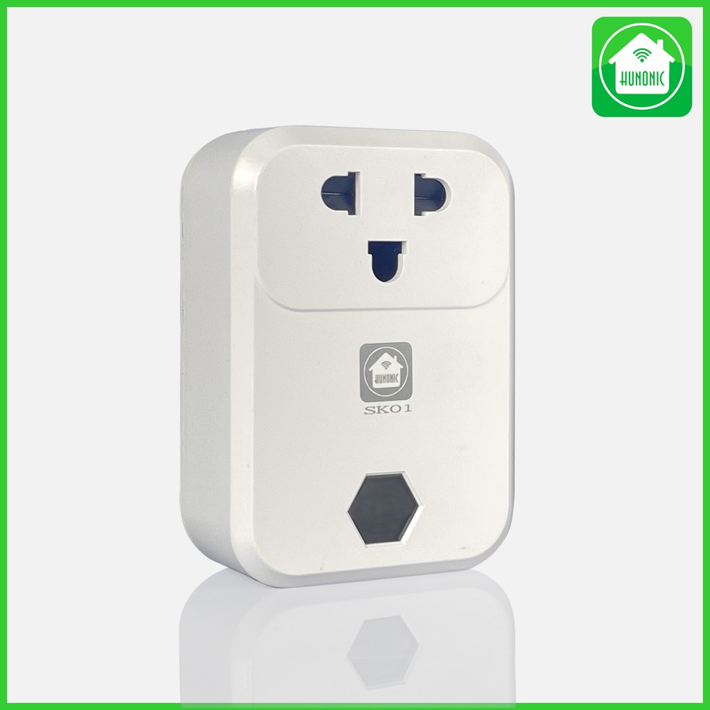 Ổ CẮM THÔNG MINH  wifi SK01 4000W dùng cho máy bơm, bình nóng lạnh các thiết bị công suất lớn. Công tắc điều khiển từ xa