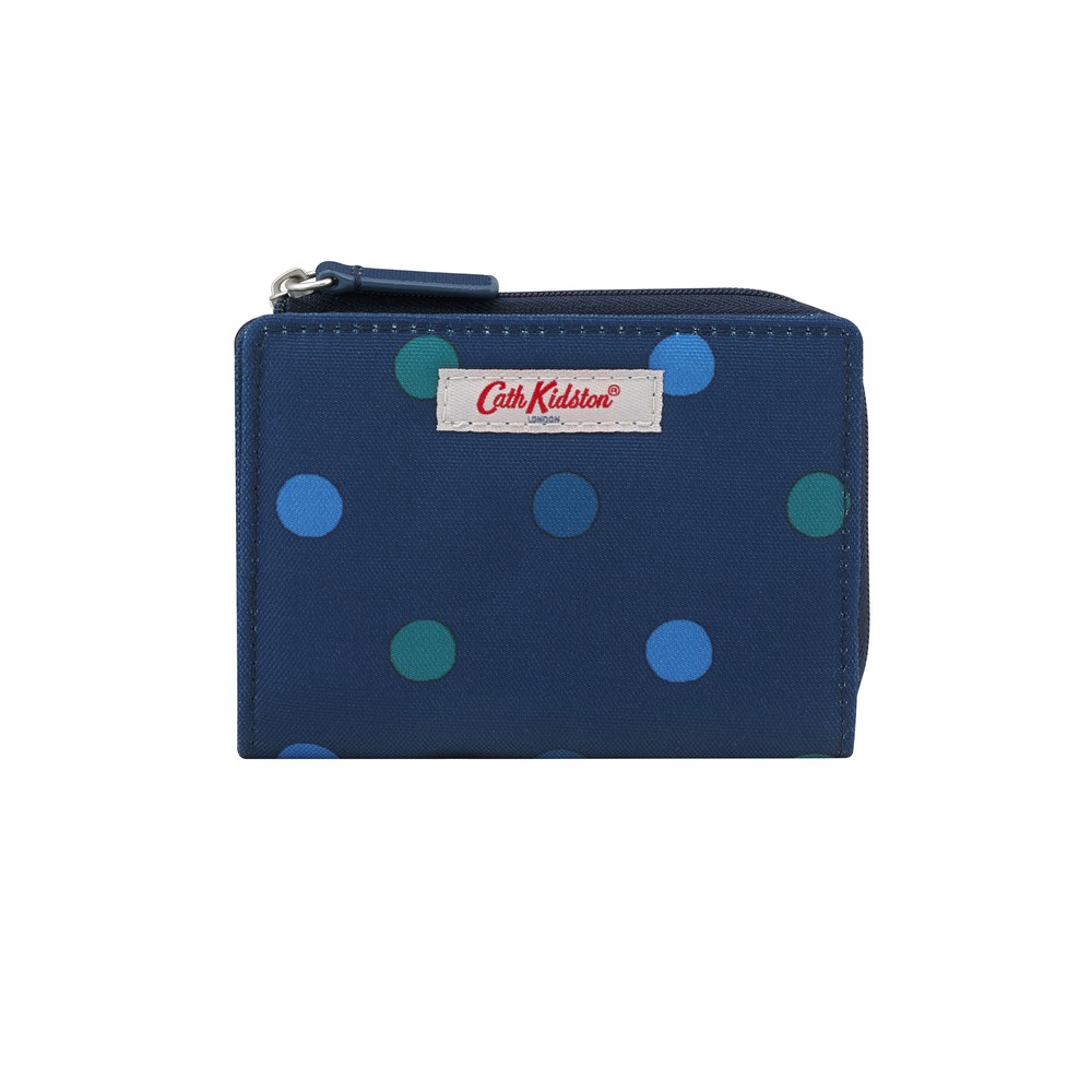Cath Kidston - Ví cầm tay Slim Pocket Purse Power Spot - 985031 - Navy