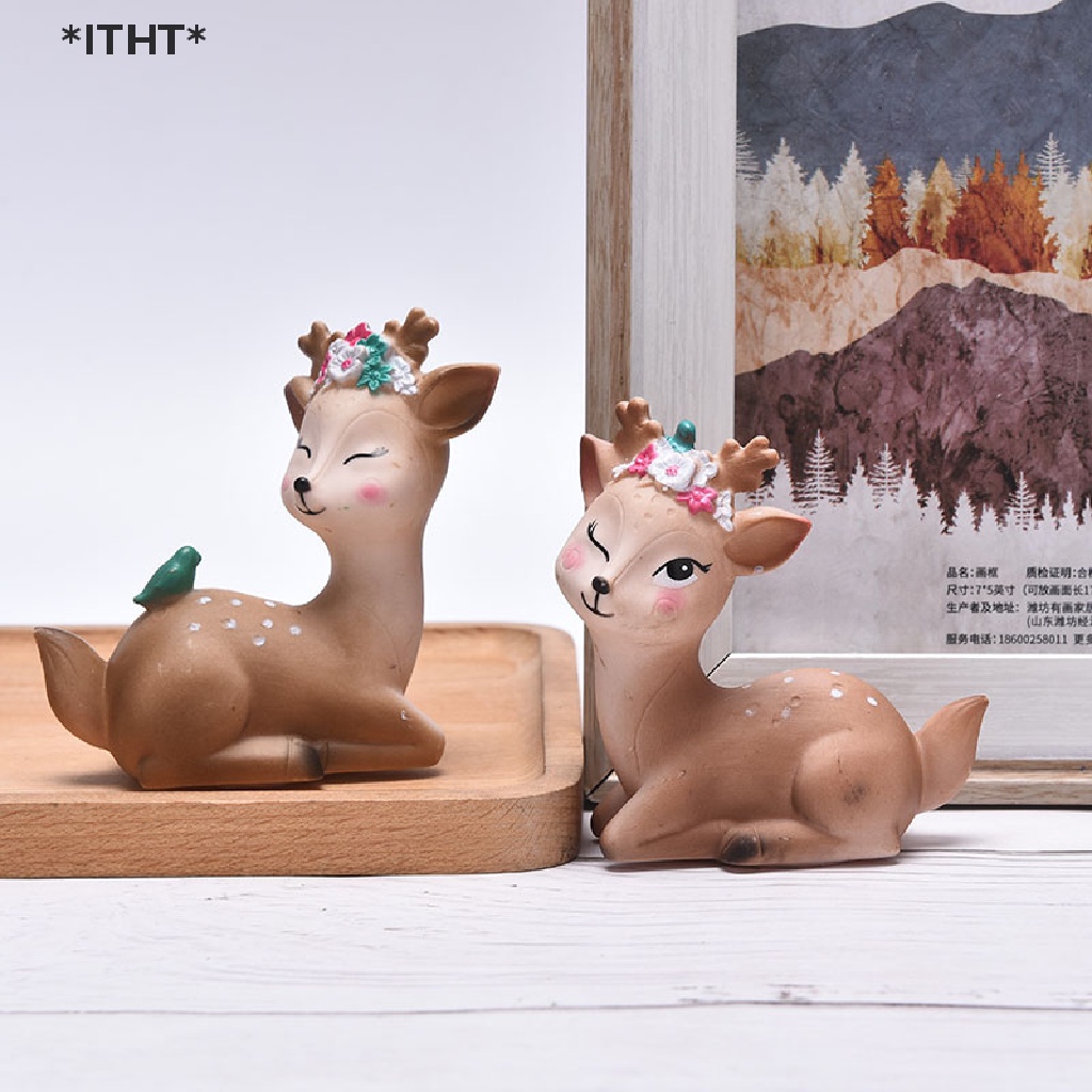 Tuần Lộc Sika Dễ Thương Dùng Trang Trí Bánh Kem DIY
