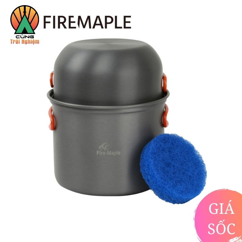 [CHÍNH HÃNG] COMBO Nồi Nấu Ăn 4 Trong 1 Fire Maple FMC-208 Gọn Nhẹ Tiện Lợi Chuyên Dụng Cho Du Lịch, Dã Ngoại Cắm Trại