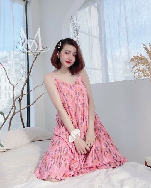 Đầm tole 2 dây freesize dưới 58kg | BigBuy360 - bigbuy360.vn