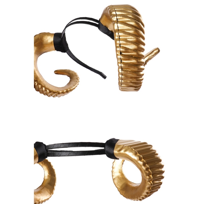 Cài Tóc Hình Sừng Bò Màu Vàng Đen Độc Đáo Cho Lễ Halloween Mate