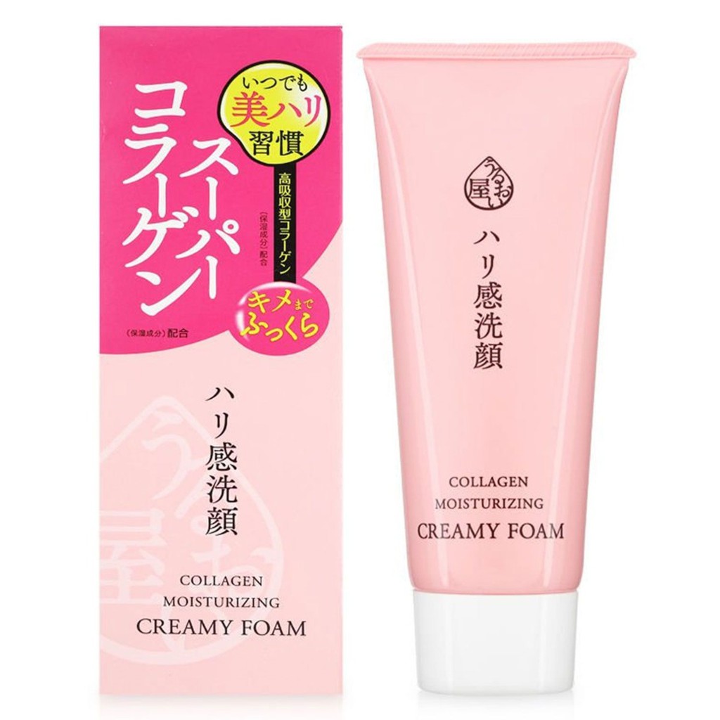 Sữa Rửa Mặt Ngăn Ngừa Lão Hóa Naris Cosmetic Uruoi Collagen Moisturizing Creamy Foam 100g